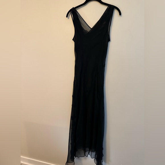 NWT Black Formal Scoopneck Gown - Picture 4 of 6